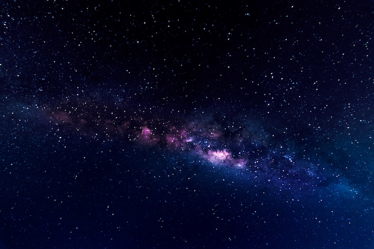 A vast expanse of space filled with countless stars, a breathtaking view of God's creation.