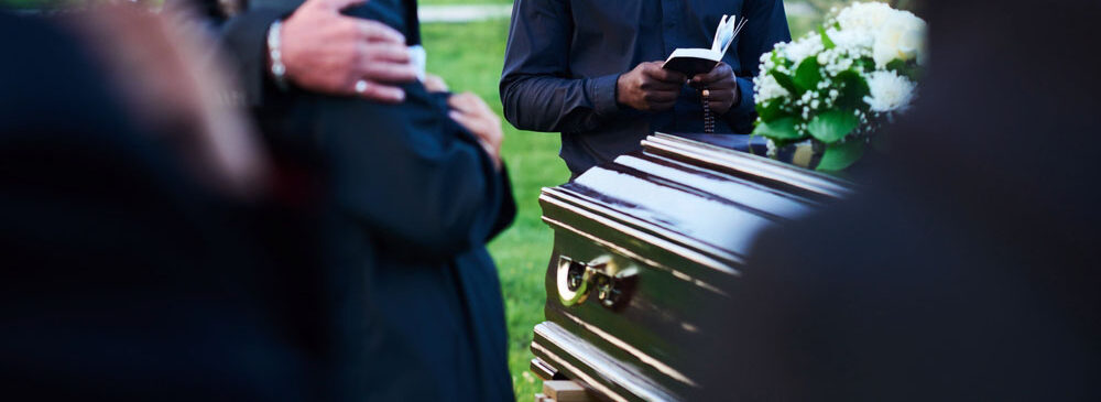 Graveside service contemplating "Why Does God Allow Suffering?"