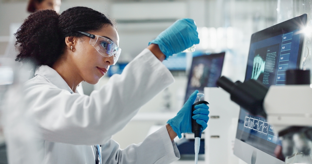 Scientist conducting laboratory research, representing the study of phenomena sometimes described as miracles.